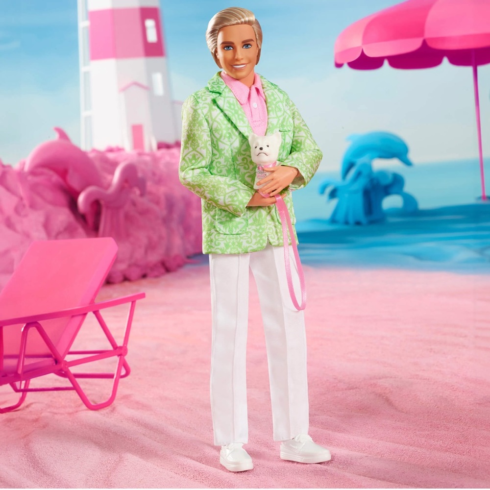 Barbie The Movie Doll with Green Jacket and Pink Shirt - Picture 5 of 10